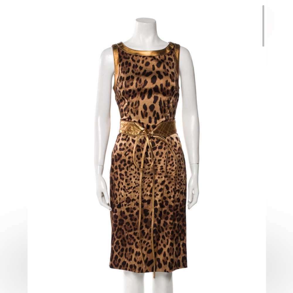 Dolce & Gabbana Leopard Dress